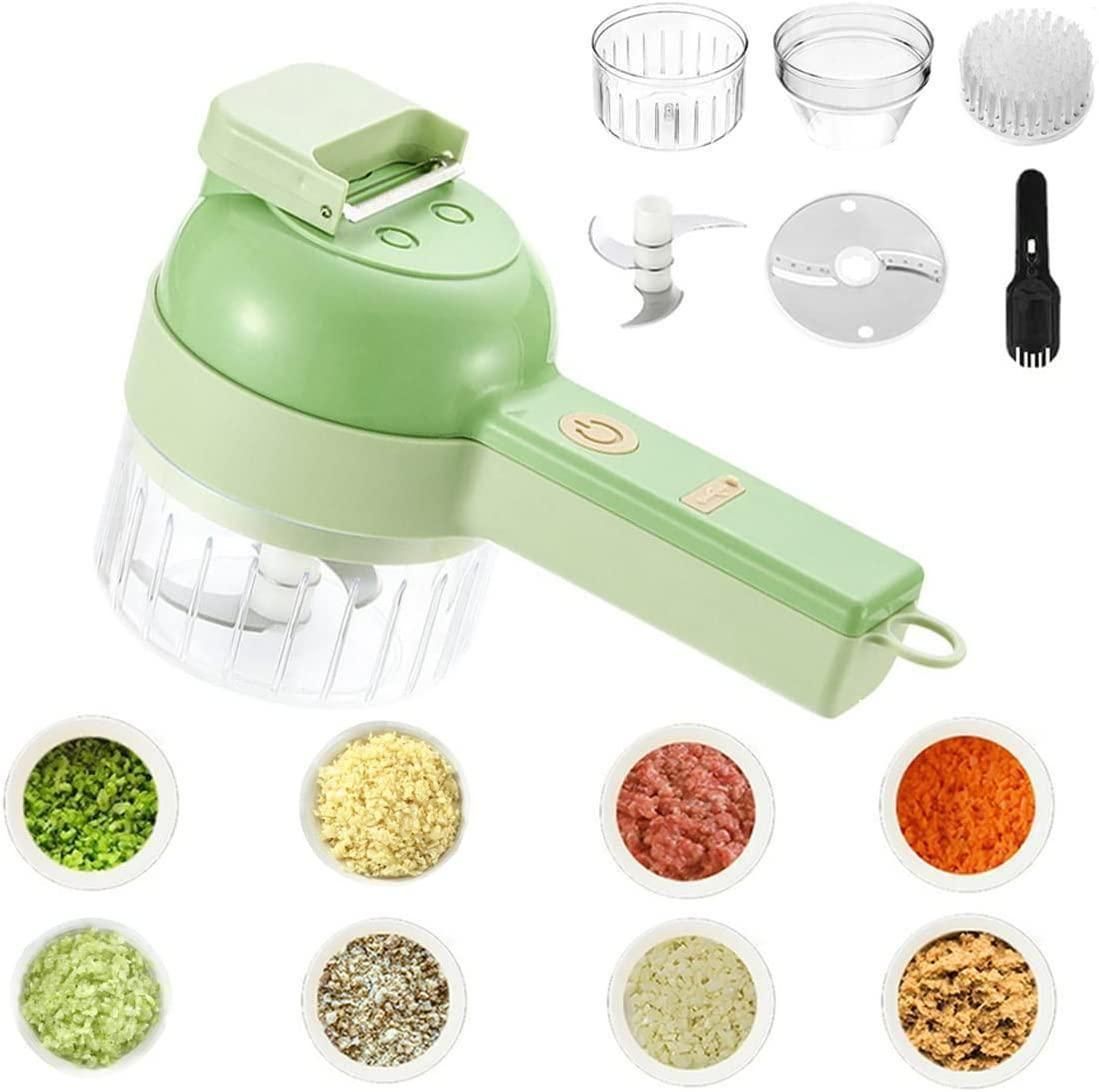 Wolvex 4 in 1 Portable Electric Vegetable Cutter